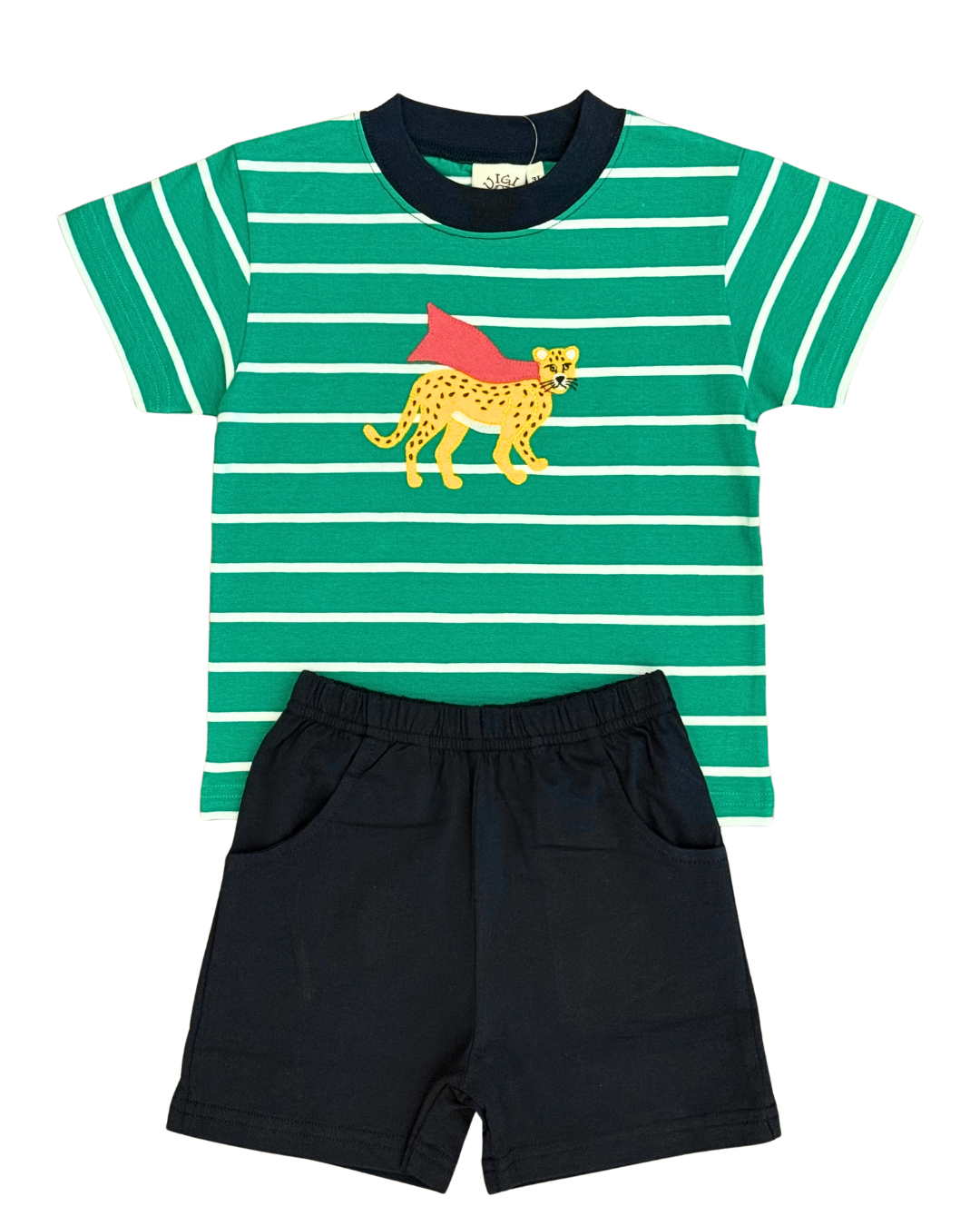 Luigi Super Cheetah Short Set - Navy