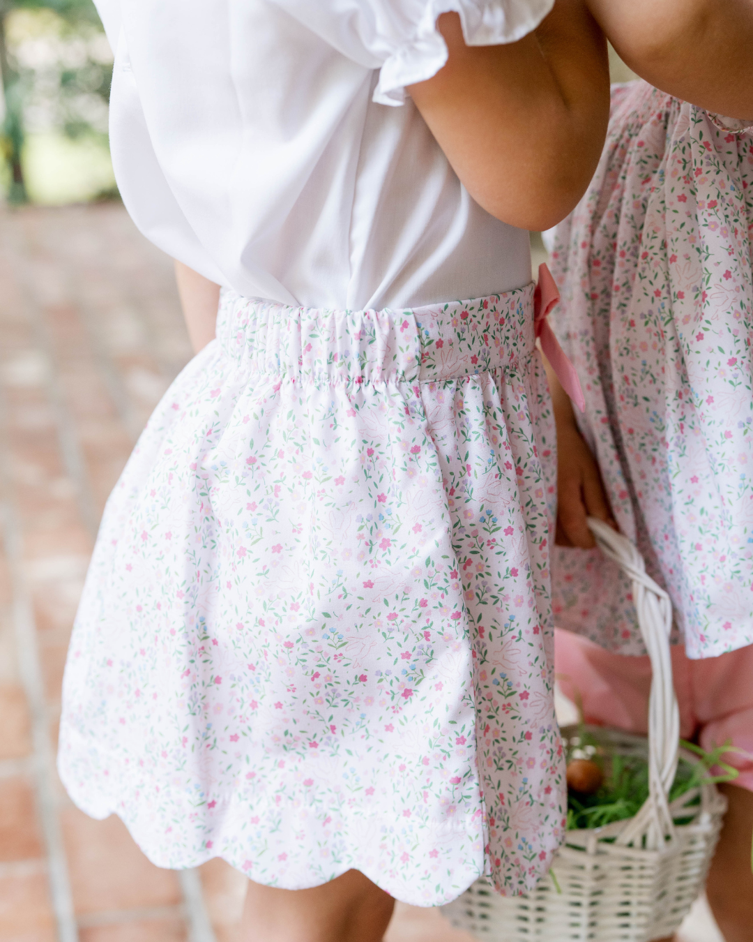 Susie Scallop Skirt Set - Belle Bunny Floral