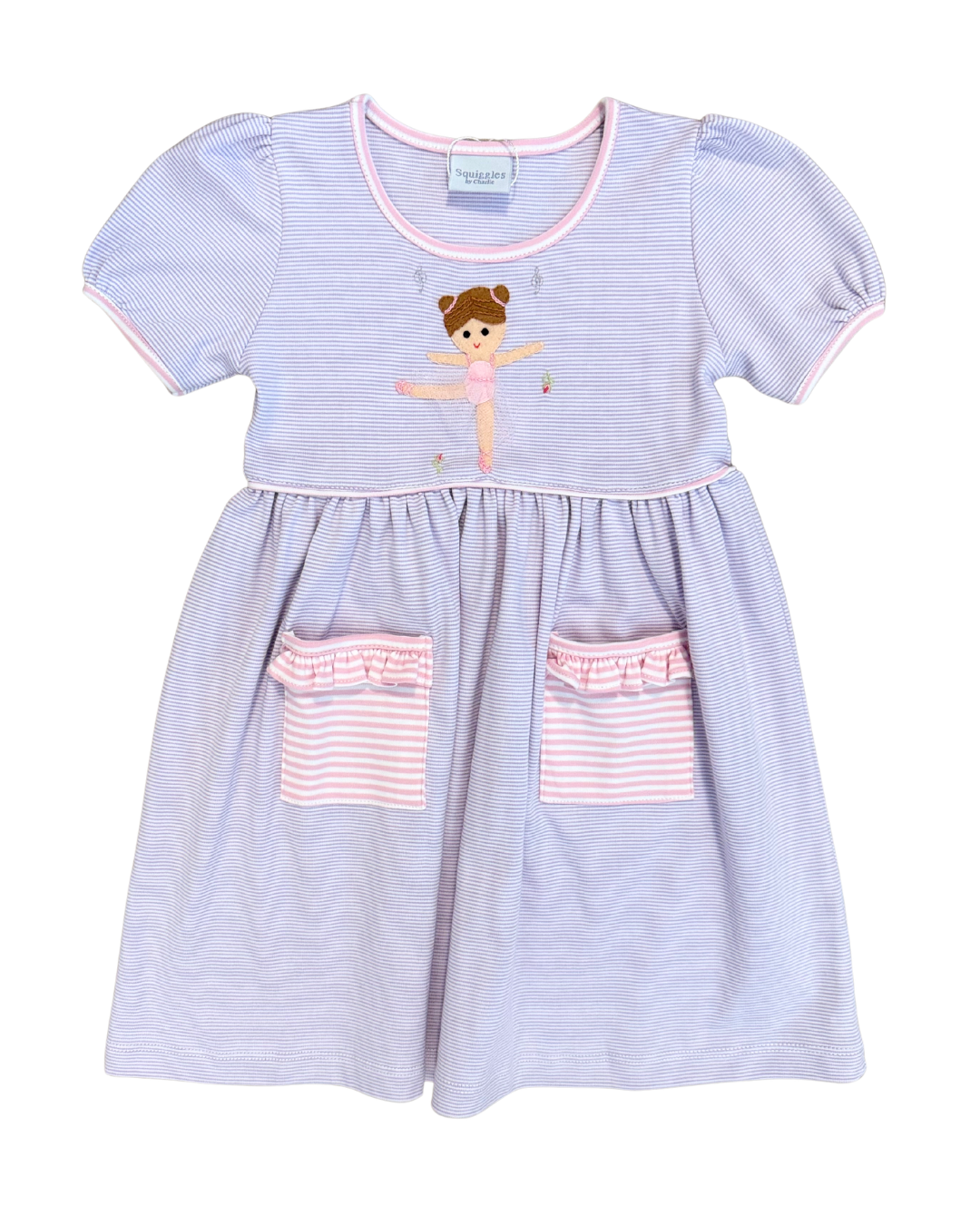 Squiggles - Betsy Ballerina Popover Dress w/Pockets