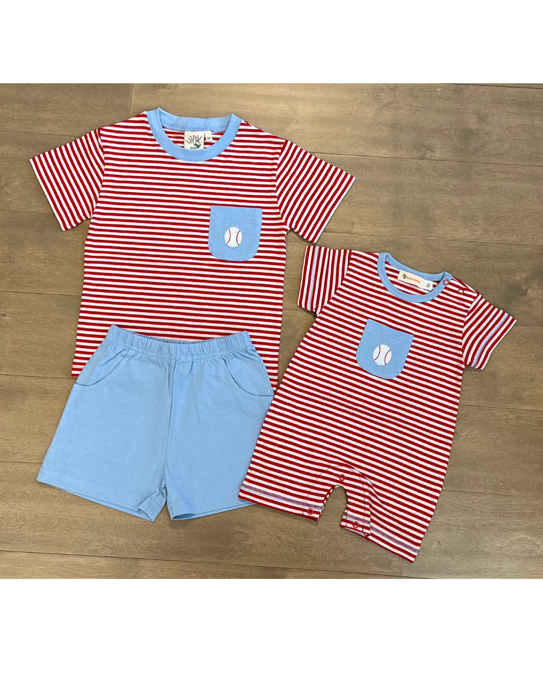 Luigi Baseball Pocket Short Set