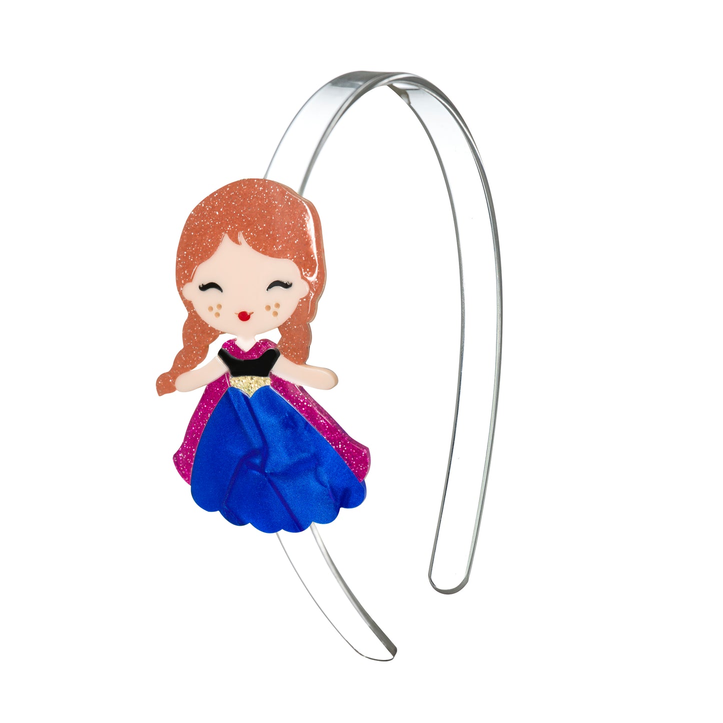 Cute Doll Headband - Dark Blue Dress