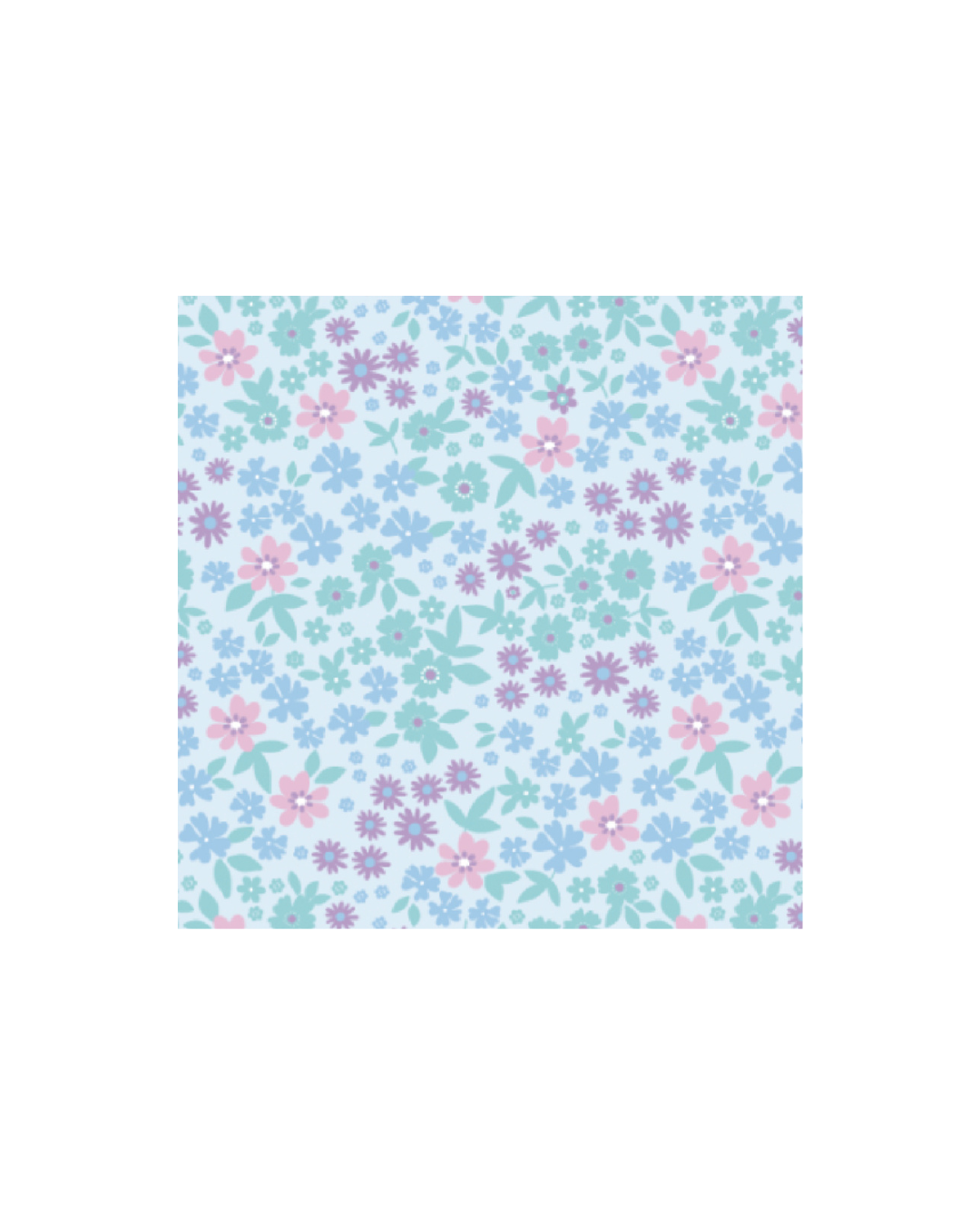 Sadie Scallop Legging - Frosted Floral