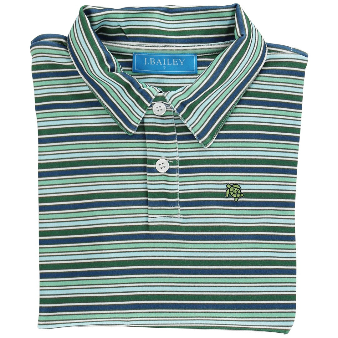Harry Perf L/S Polo - Forest