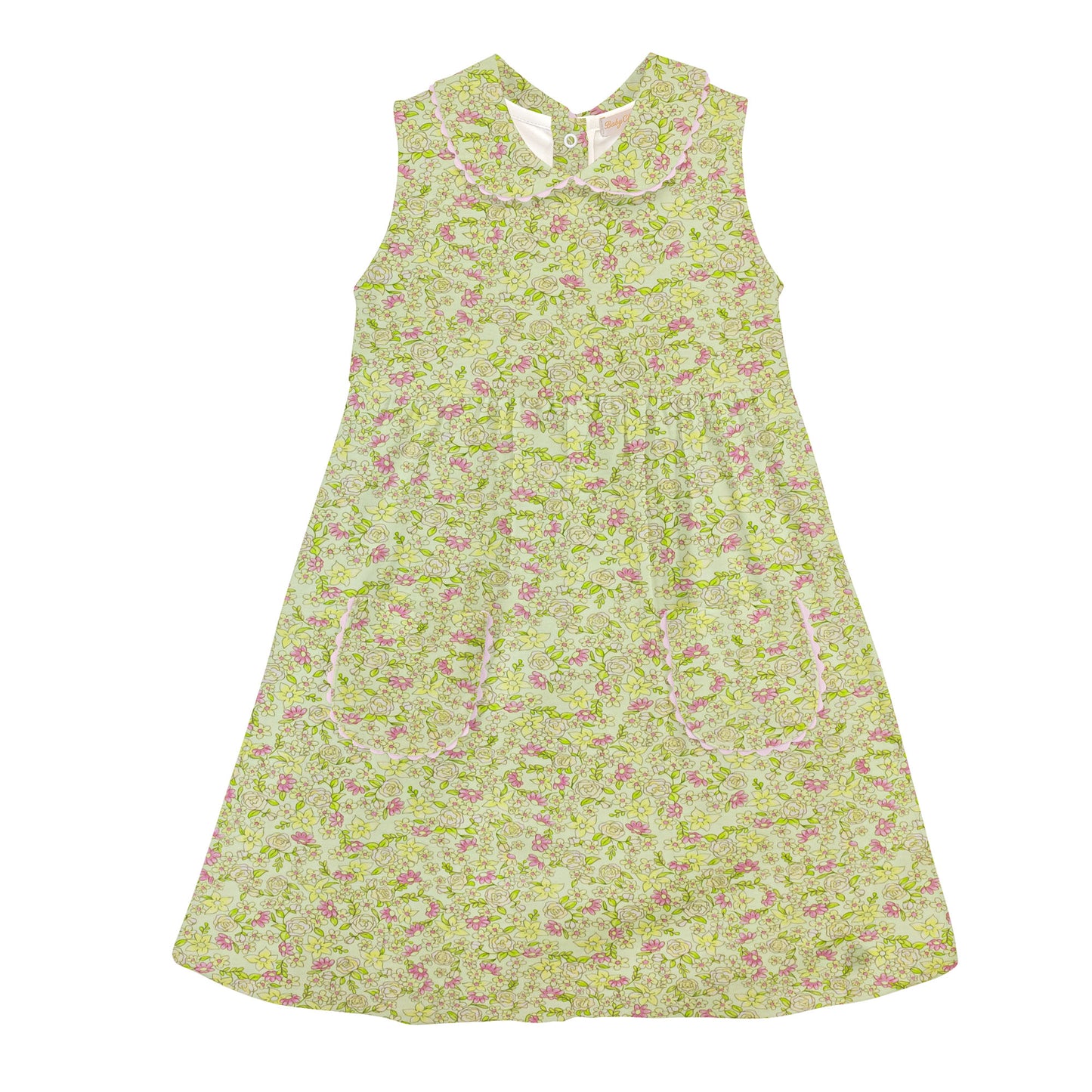 Summer Meadow Floral Pima Pocket Dress