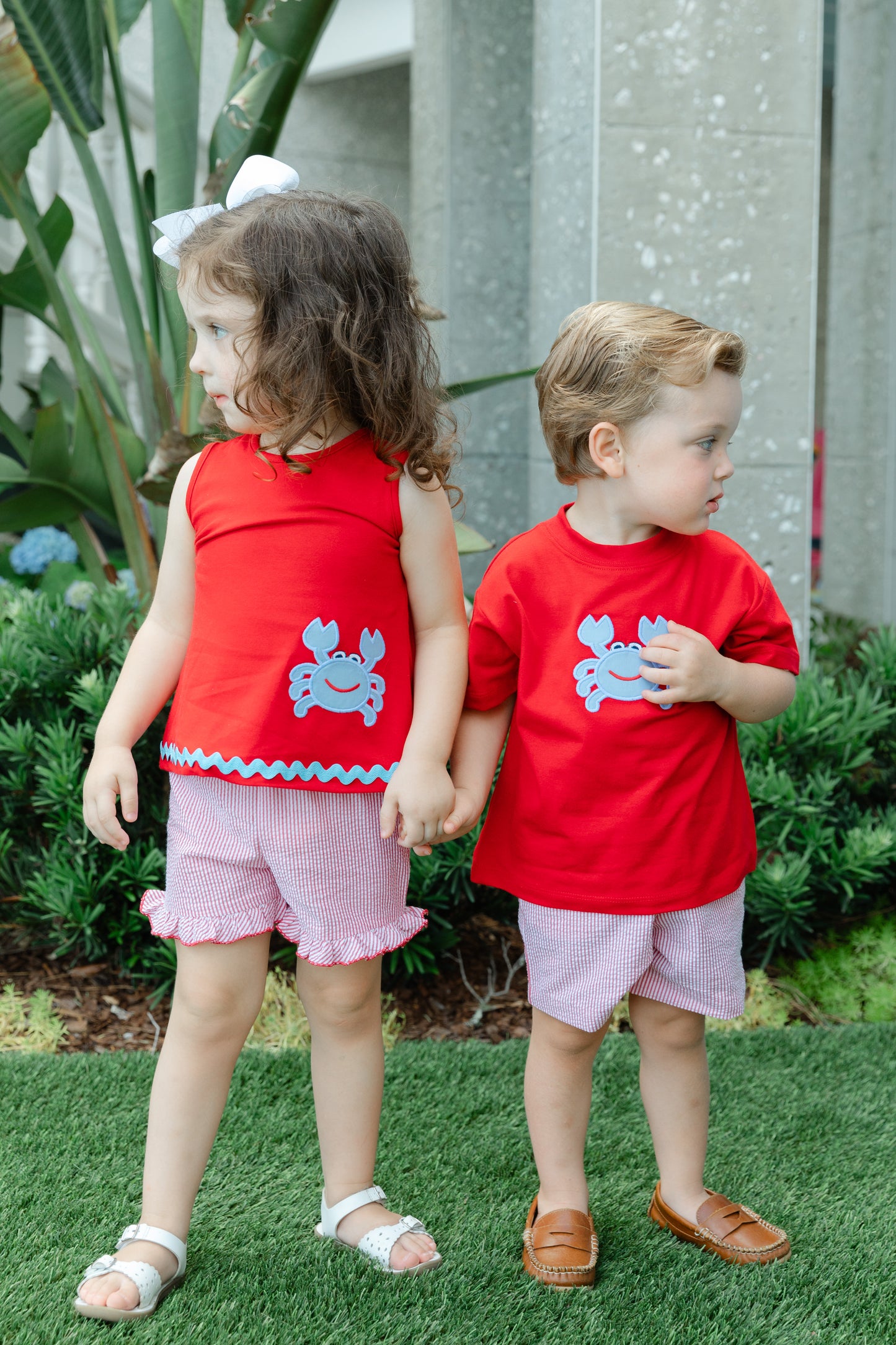 Crab Girls Short Set