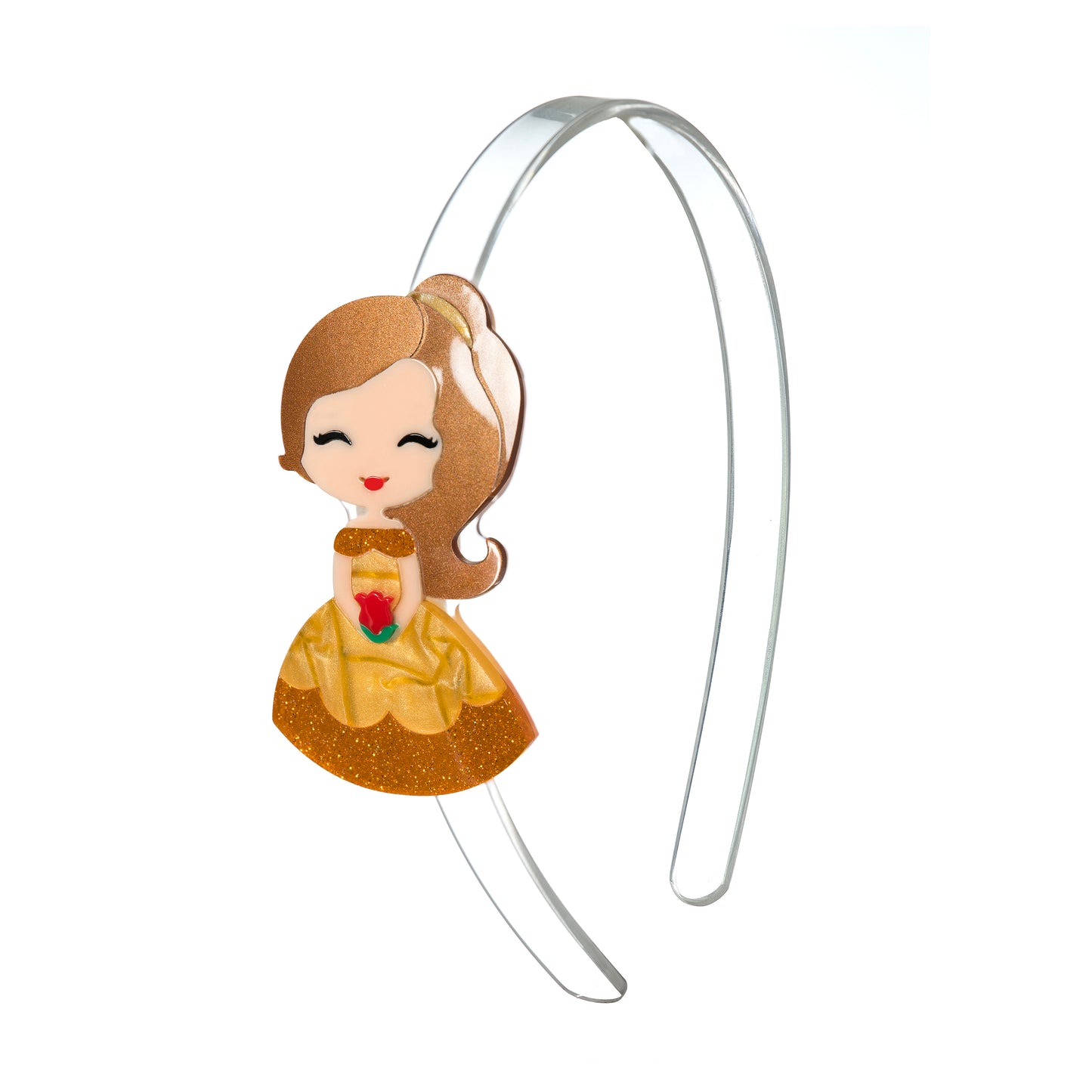 Cute Doll Headband - Yellow Dress