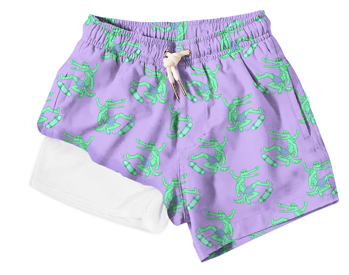 Bermies - Croc Ollie Swim Trunks