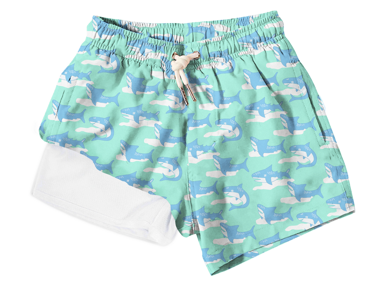 Bermies - Jaws Swim Trunks