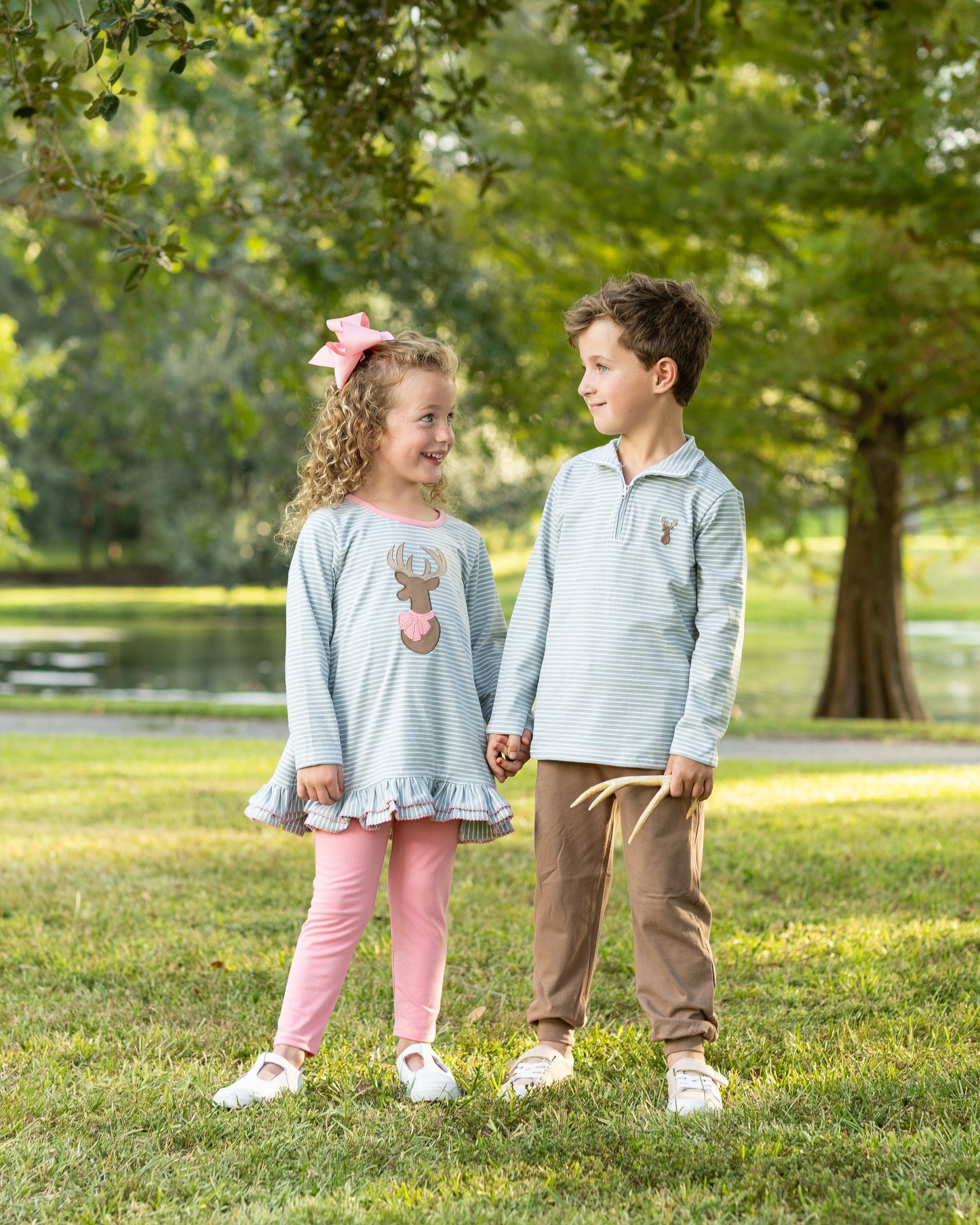 Deer - Ruffle Pant Set