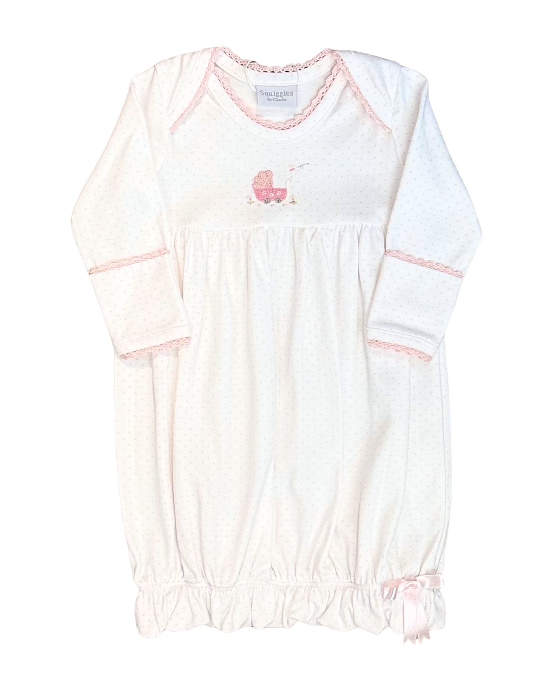 Squiggles - Baby Carriage Infant Gown