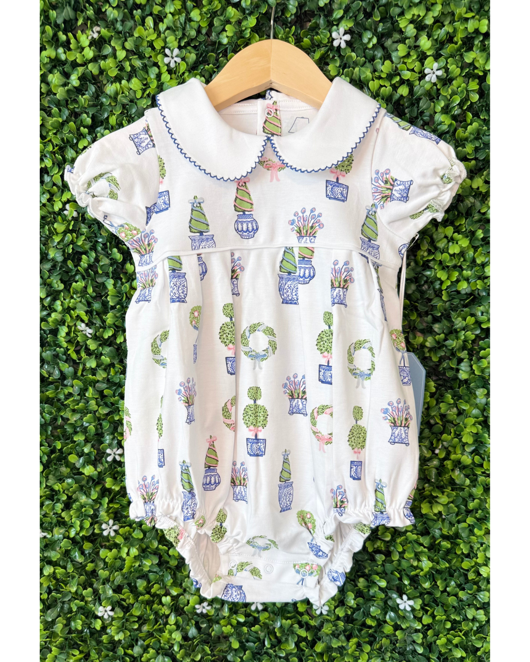 Spring Topiaries - Pima Pleated Bubble