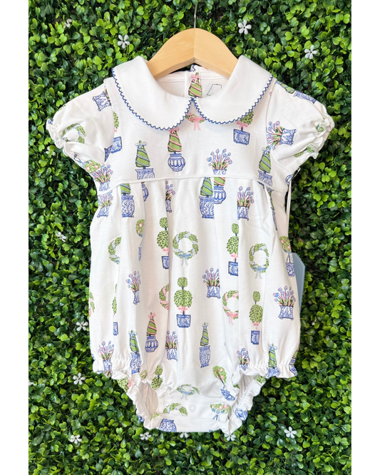 Spring Topiaries - Pima Pleated Bubble