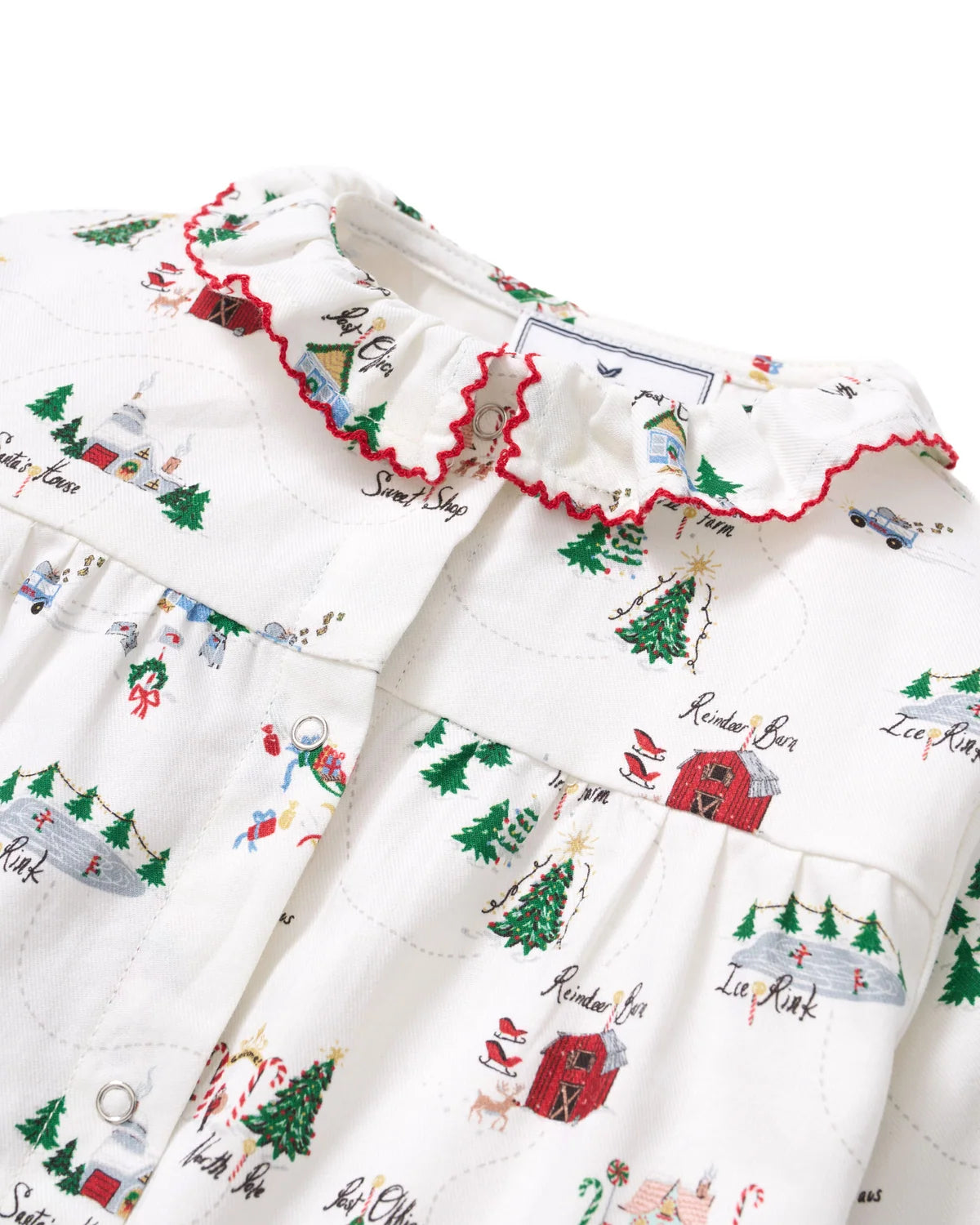 North Pole Chronicles Twill - Madeline Romper