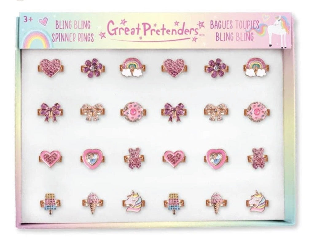 Bling Bling Spinner Rings