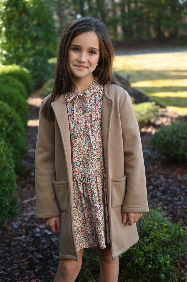 Pleat Eve Dress - Jewel Floral
