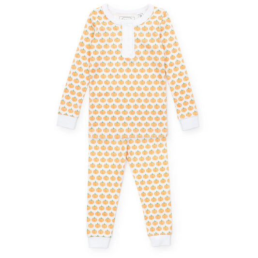 Alden Girls' Pajama Set - Harvest Pumpkin