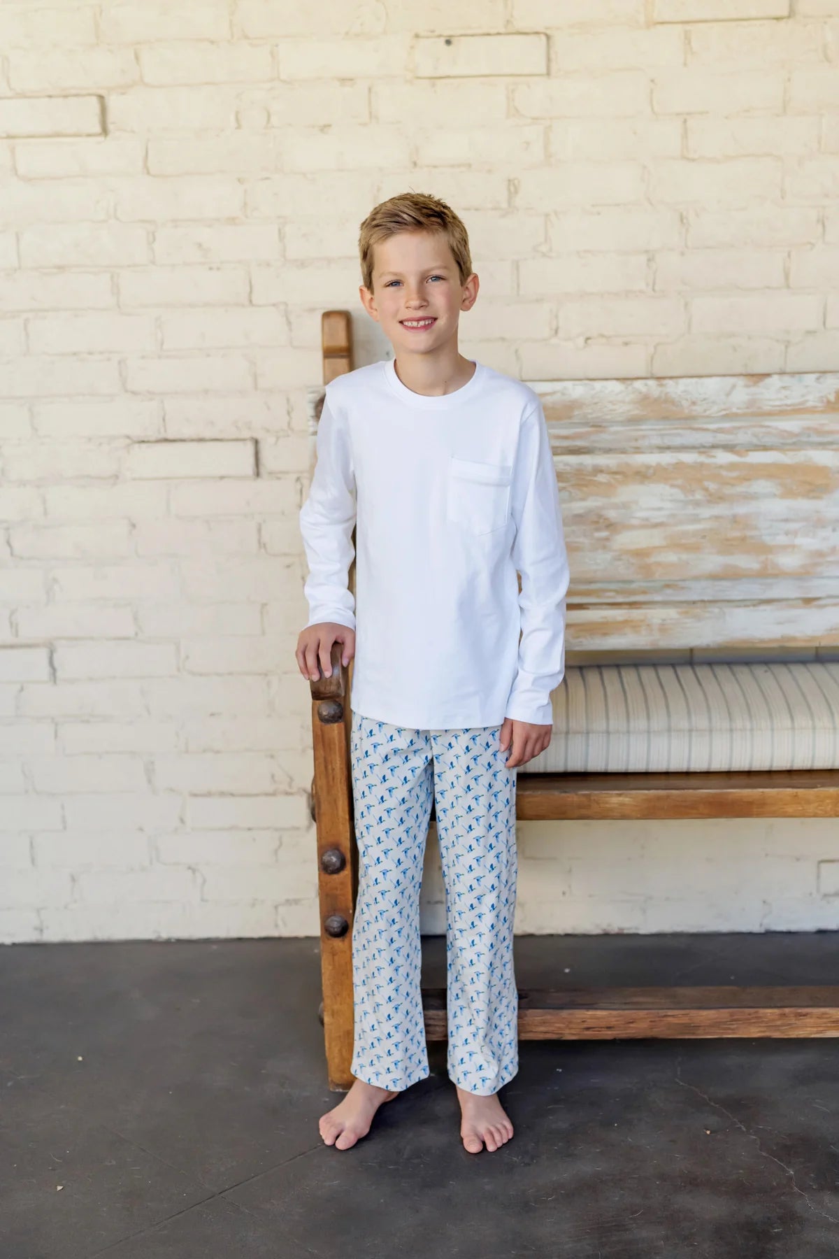 Beckett Hangout Pant - Mallard Ducks