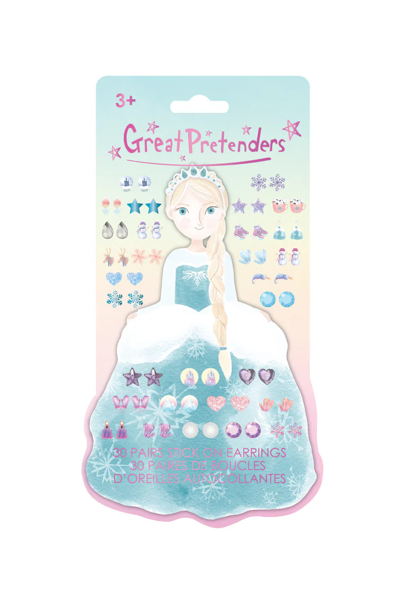 Frosty Sister Stick-On Earrings