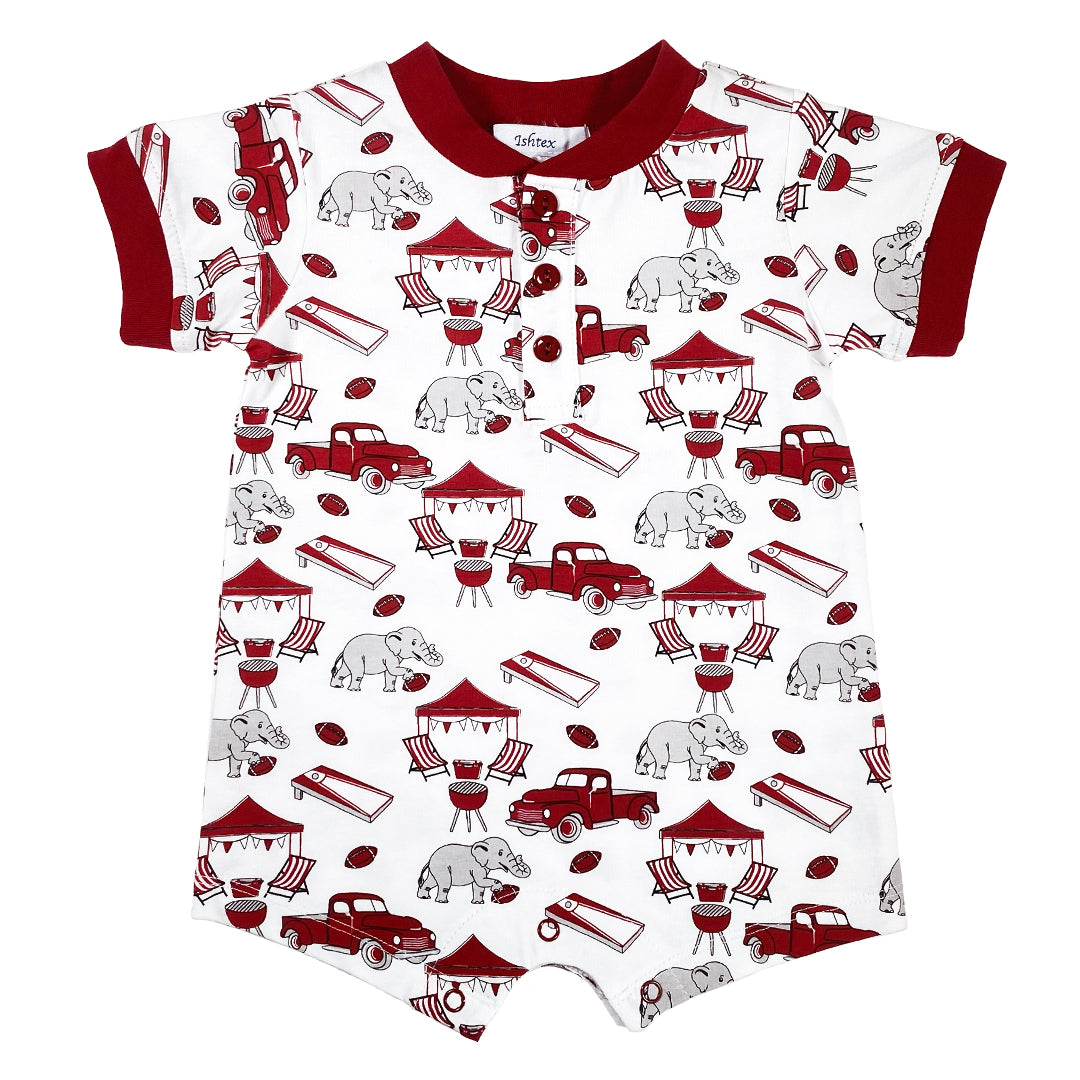 Elephant Boy's Romper
