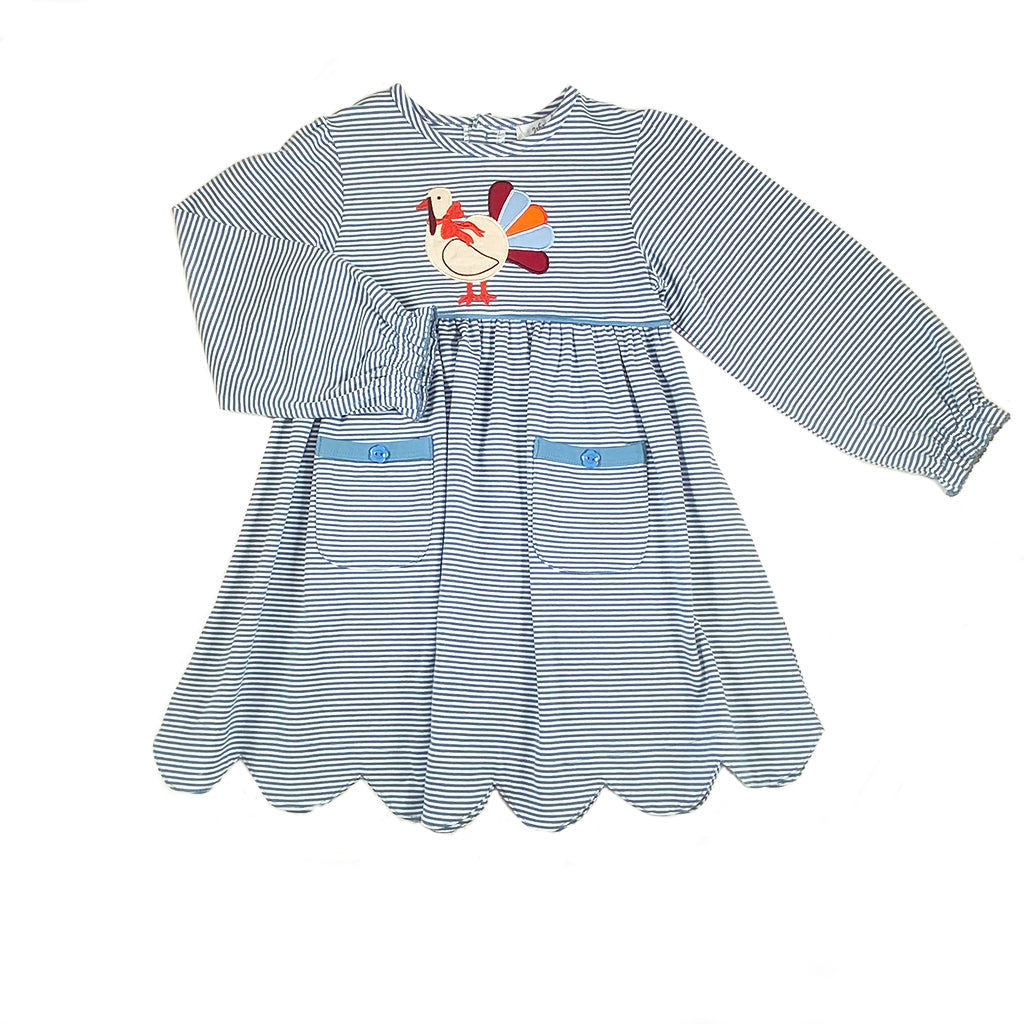 Turkey Scalloped Dress