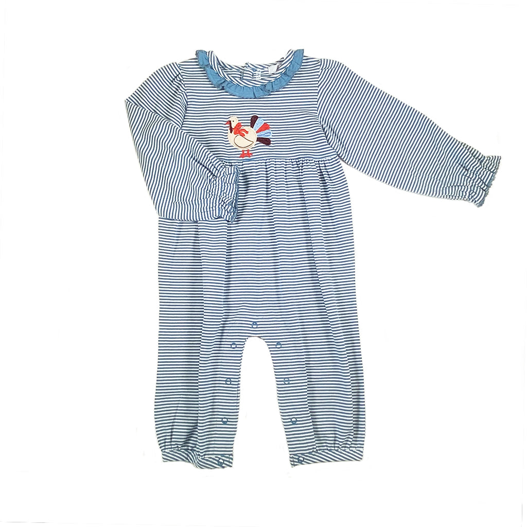 Turkey Ruffled Romper