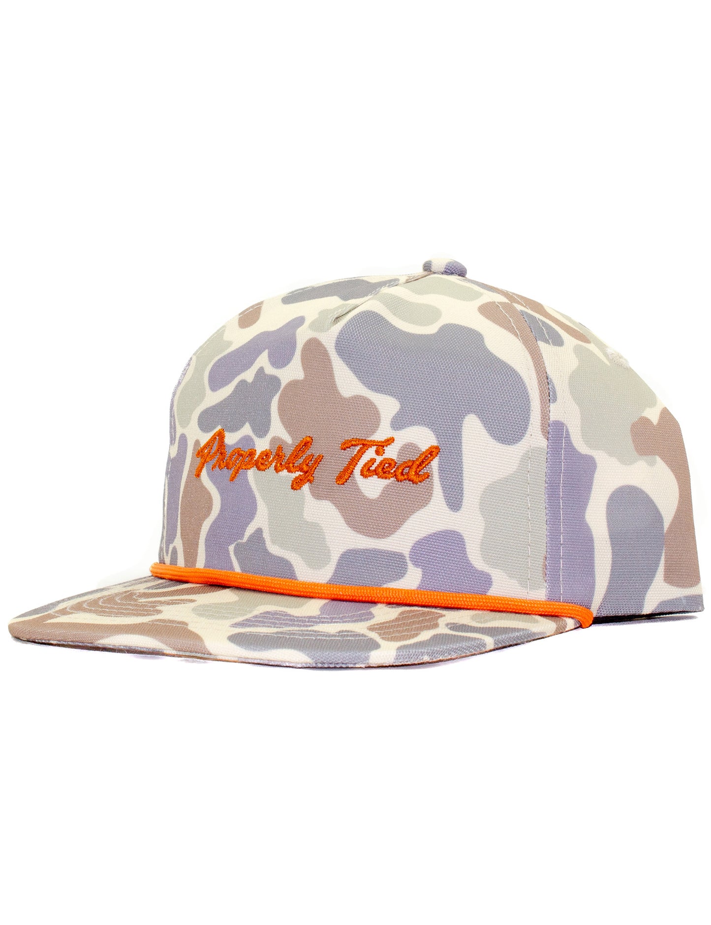 Properly Tied Sportsman Rope Hat - Field Camo