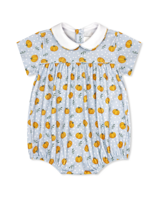 Covington Bubble - Knit Pumpkin Patch Delight Blue