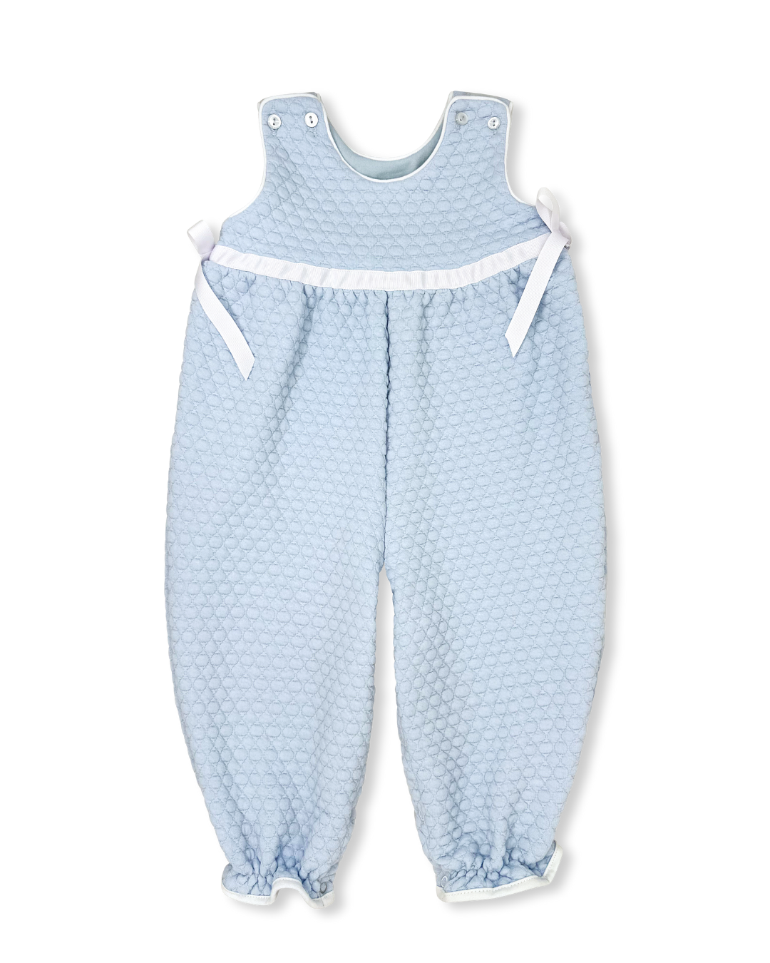 Rosie Romper - Windy Blue Quilted