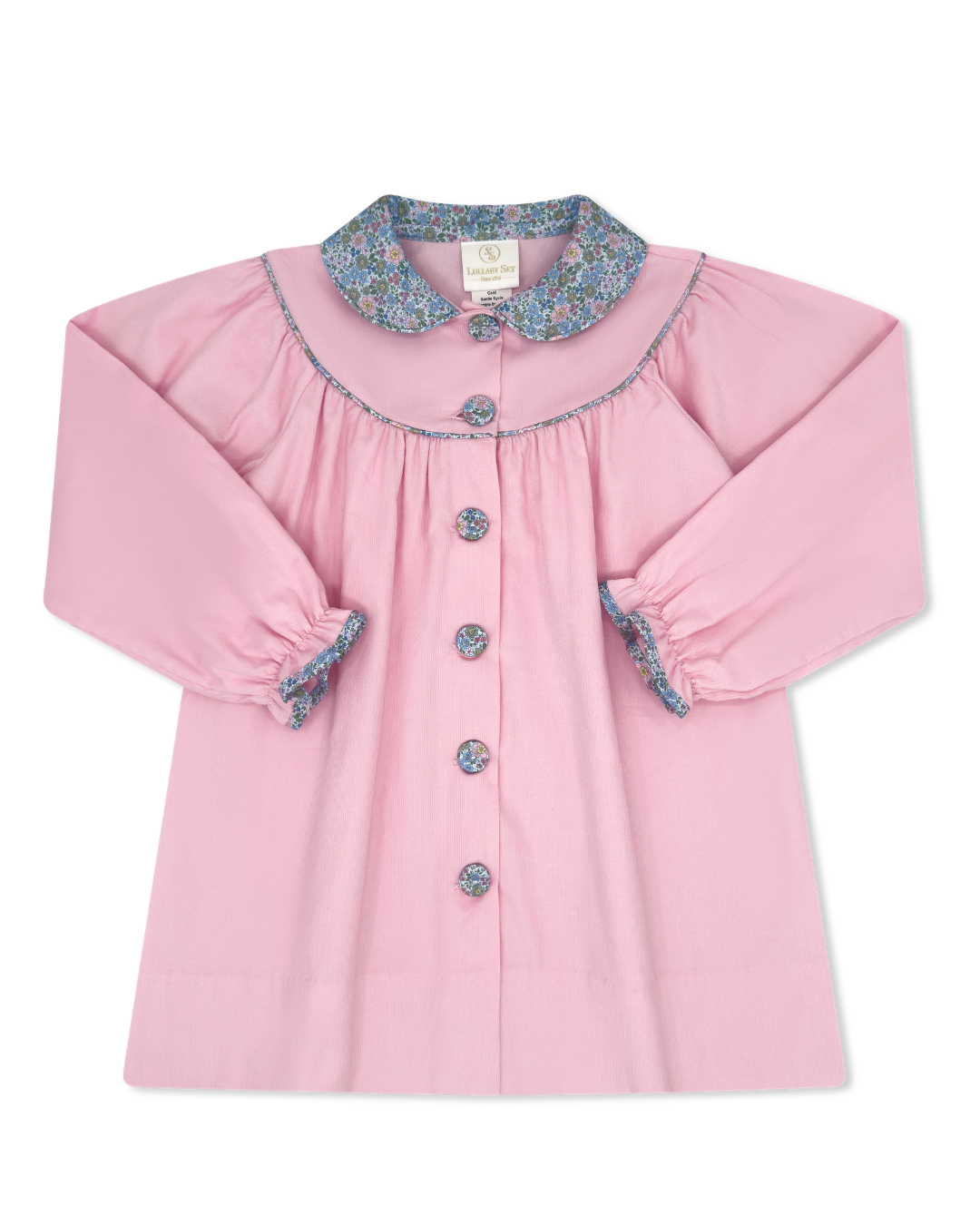 Middletown Floral and Princeton Pink - Collette Corduroy Dress