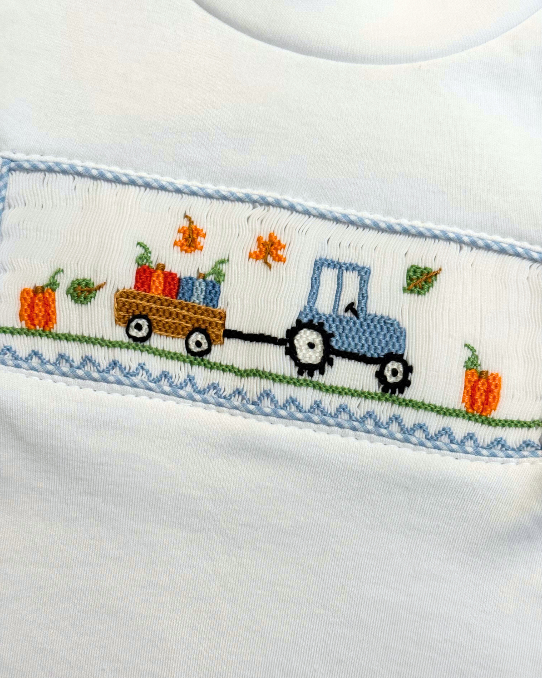 Pumpkin Harvest - Smocked Tom Short Set