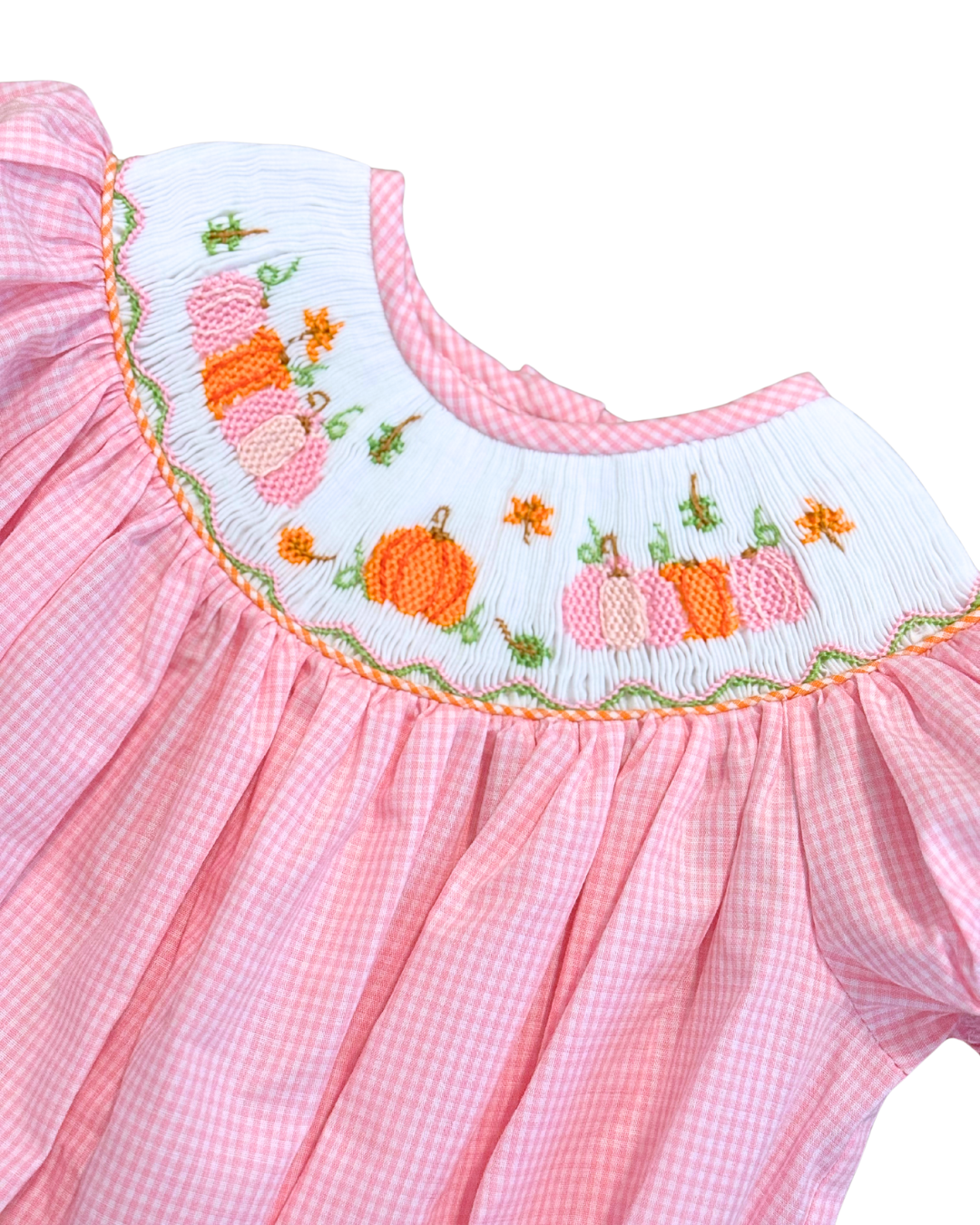 Pumpkin Harvest - Smocked Emma Bishop Dress