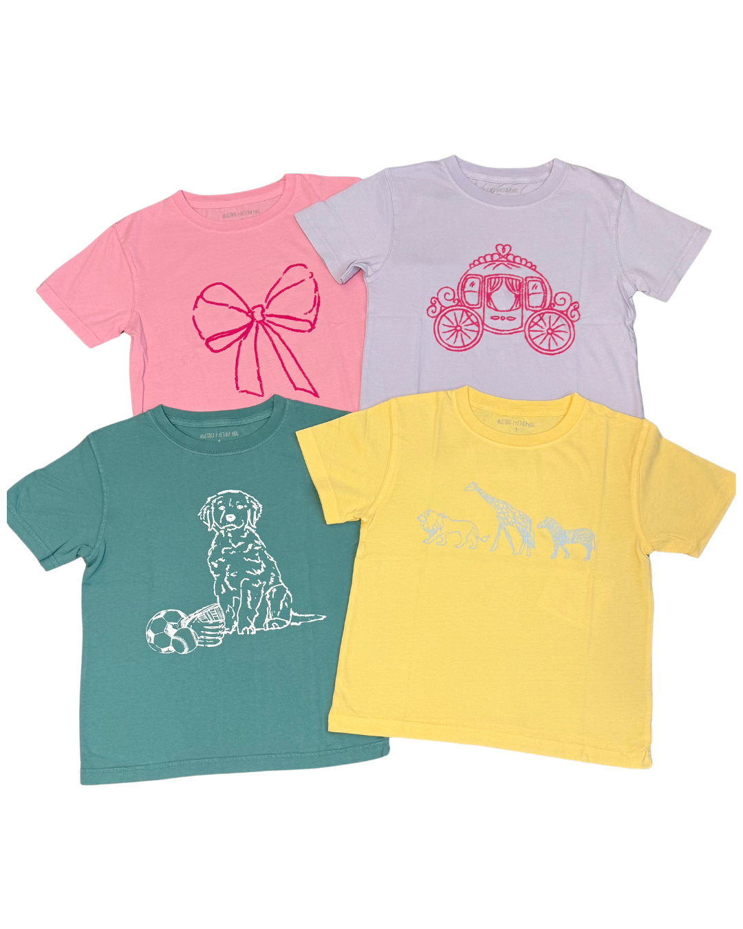 Light Purple Carriage Short Sleeve Tee