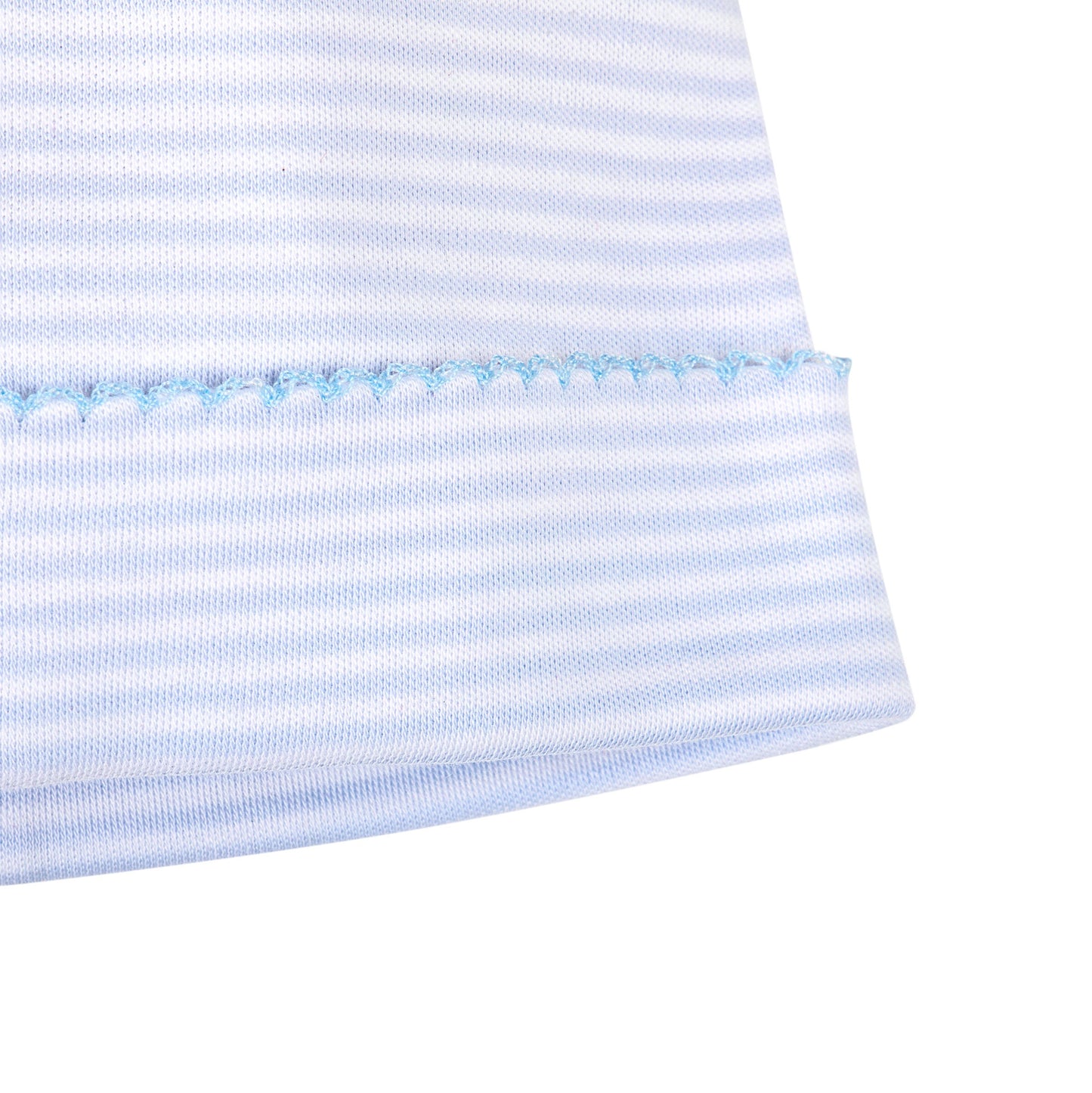 Blue Mini Stripes - Infant Hat