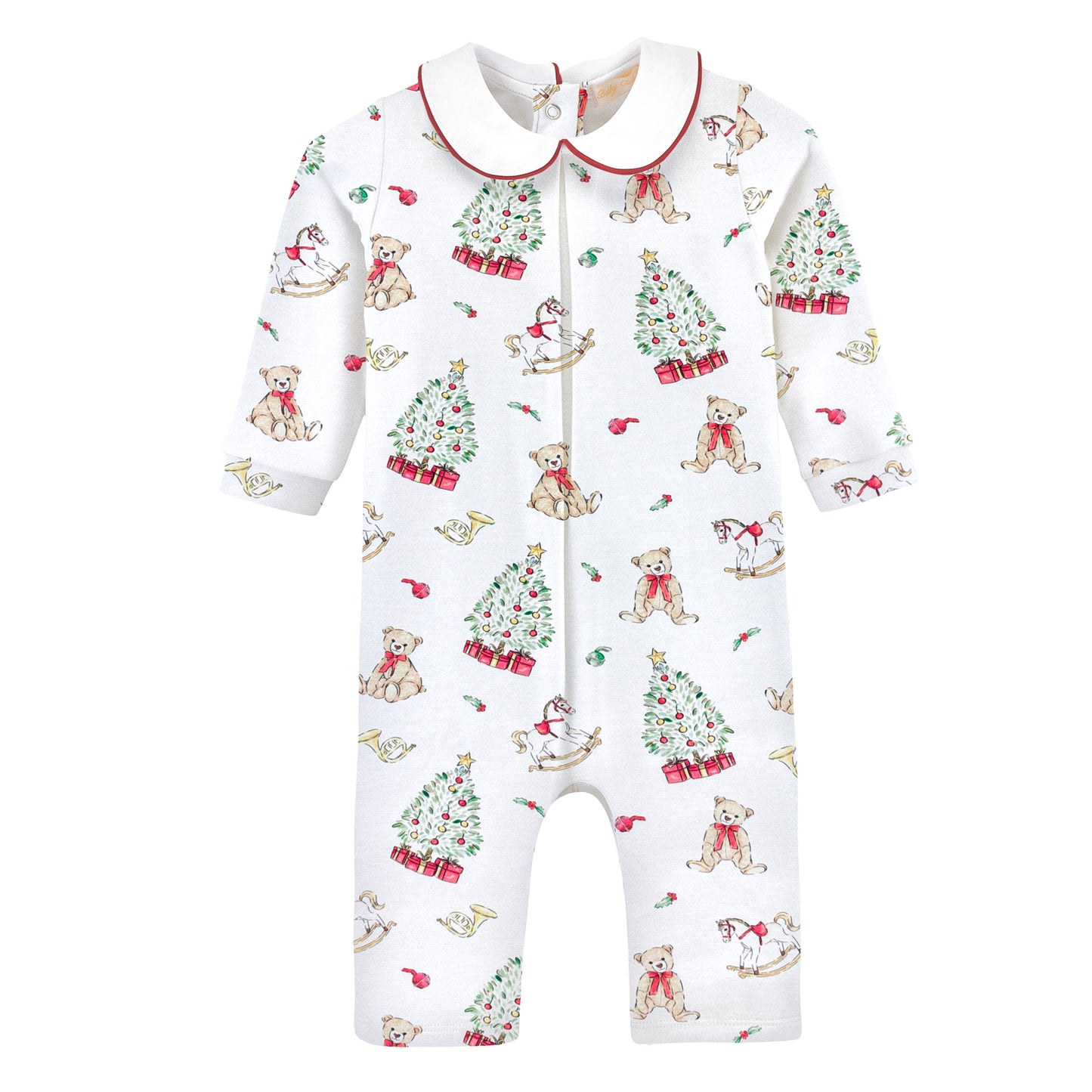 Holiday Time Pima - Round Collar Playsuit