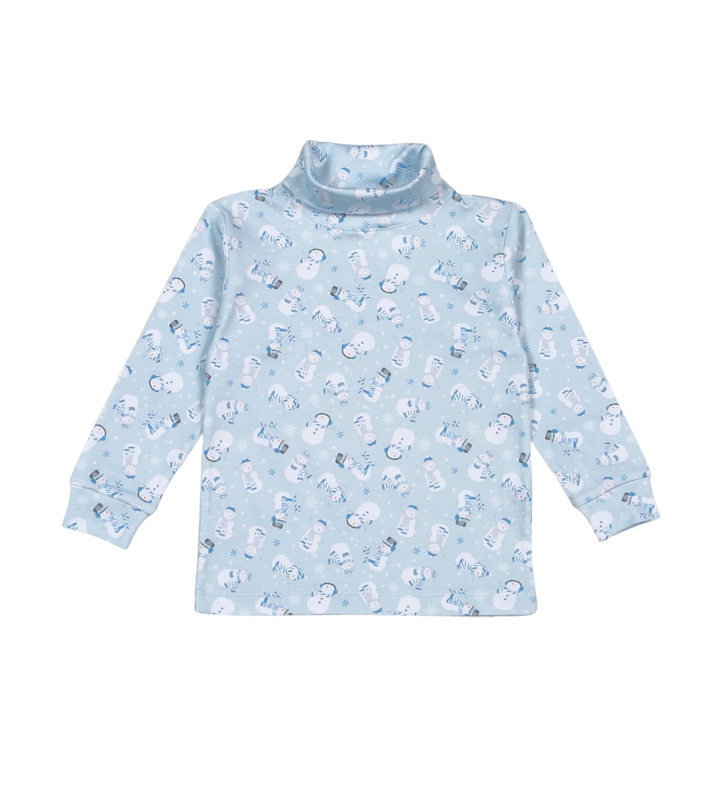 Polar Pals Blue Pima - Turtleneck