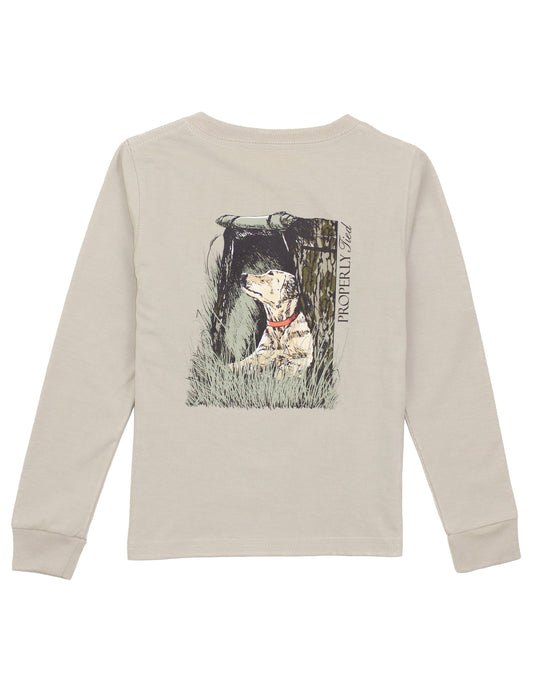 Properly Tied L/S Tee - Mossy Oak Lab on Linen