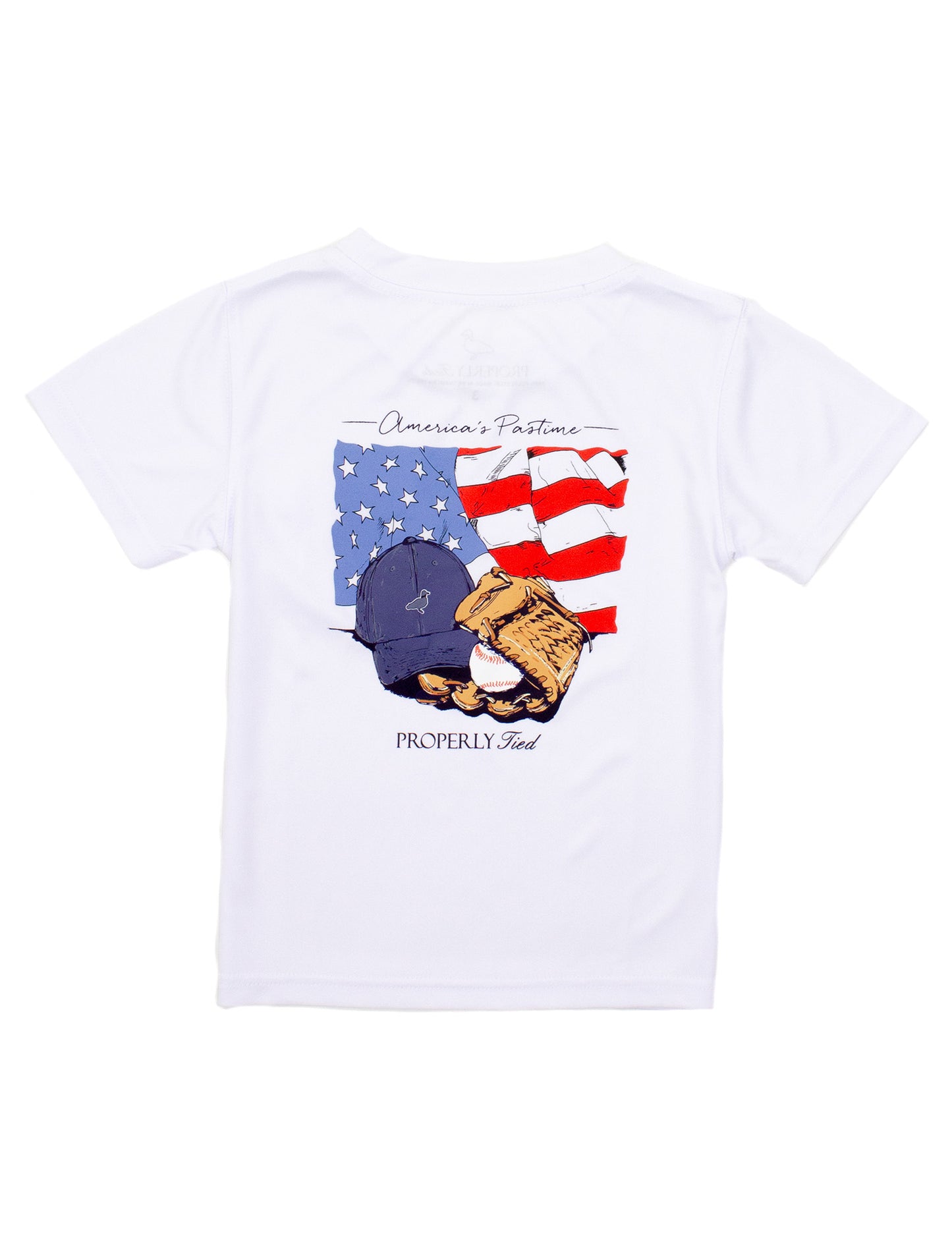 Properly Tied Performance Tee - America's Past Time