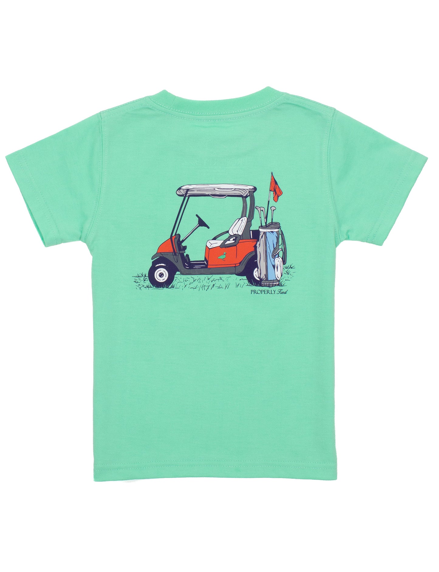 Properly Tied Short Sleeve Tee - Country Club - Golf Cart