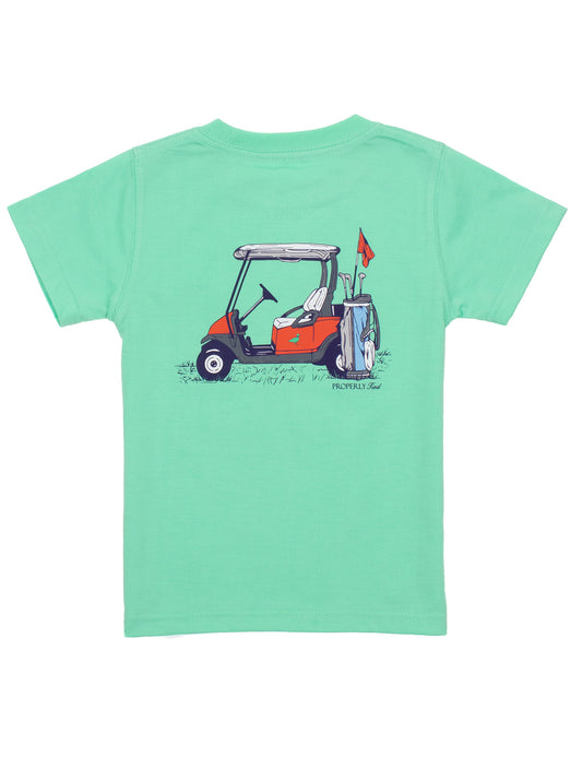 Properly Tied Short Sleeve Tee - Country Club - Golf Cart