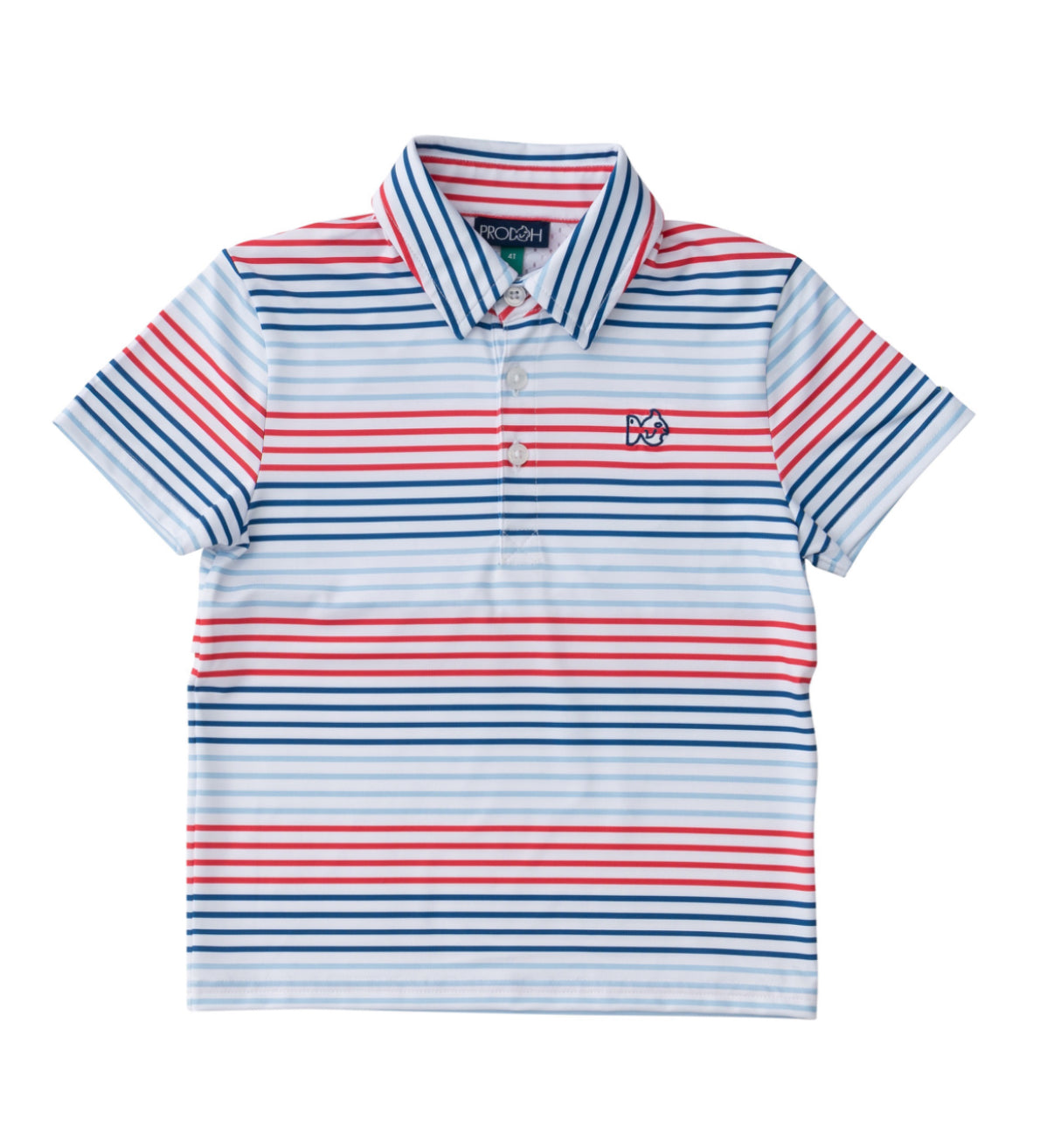Pro Performance Polo - America Stripe