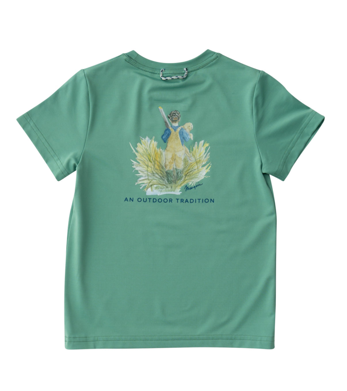 Pro Performance Fishing Tee - Green Spruce
