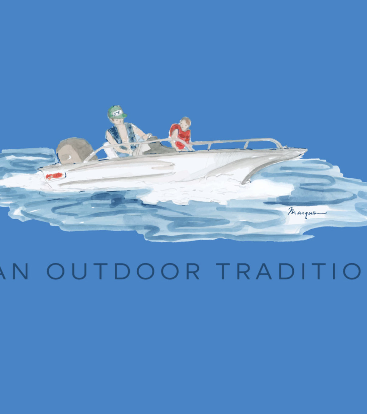 Pro Performance Fishing Tee - Marina Blue