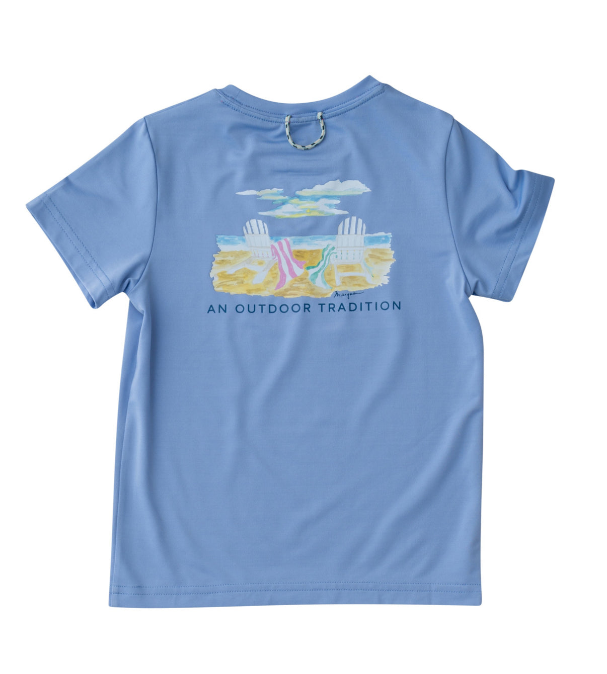 Girl's Pro Performance Tee - Periwinkle Blue
