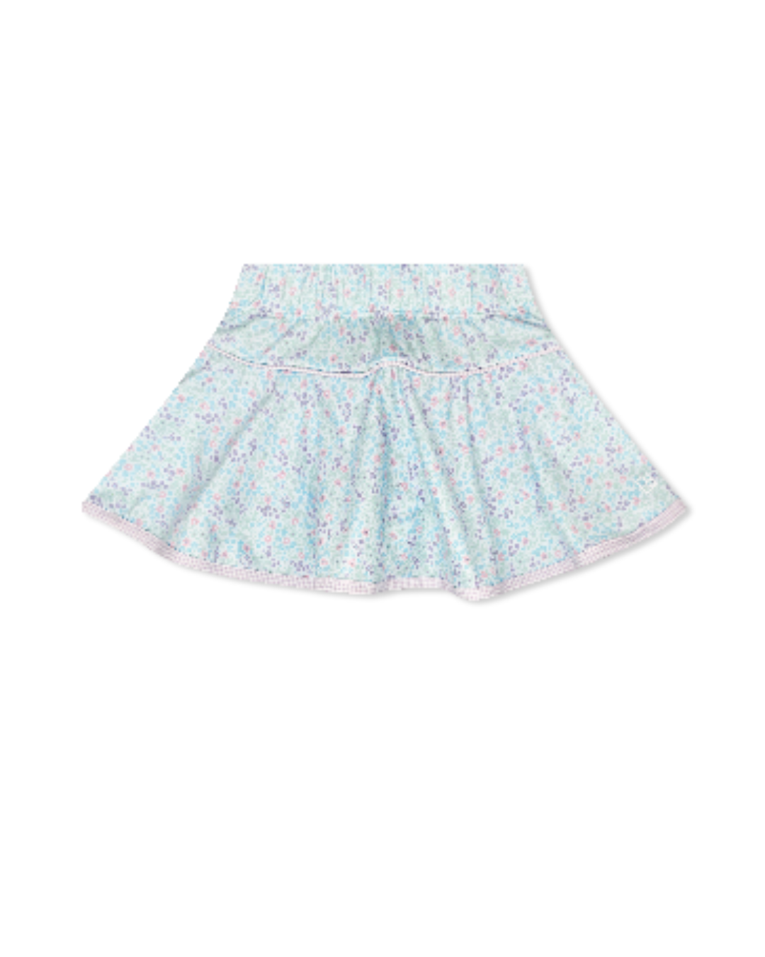 Quinn Skort - Frosted Floral, Petal Purple Minigingham