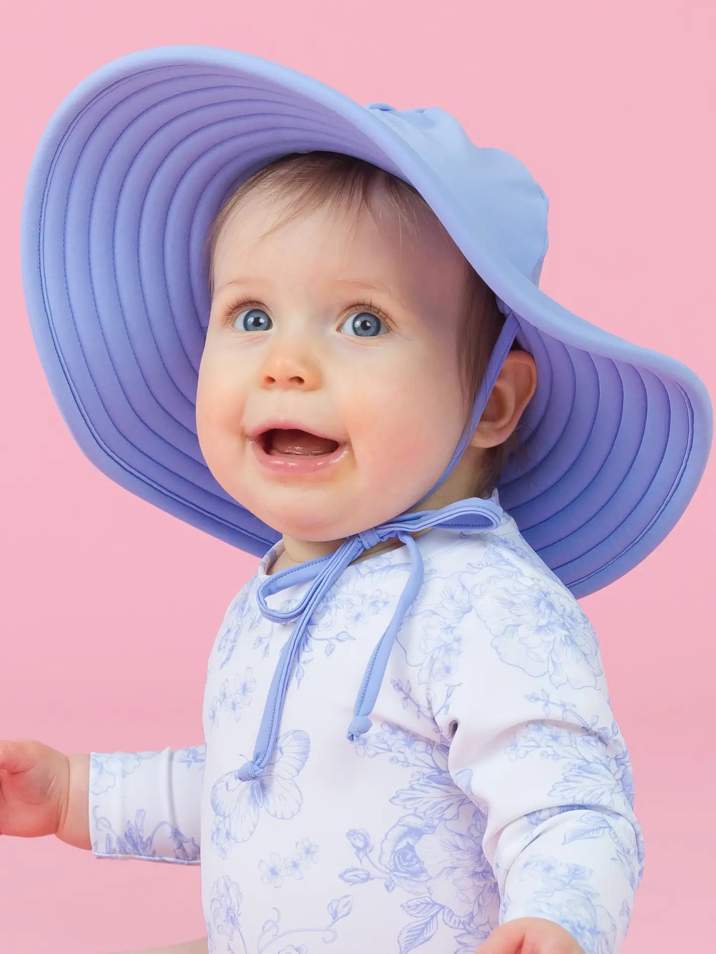 Periwinkle Blue Sun Protective Swim Hat