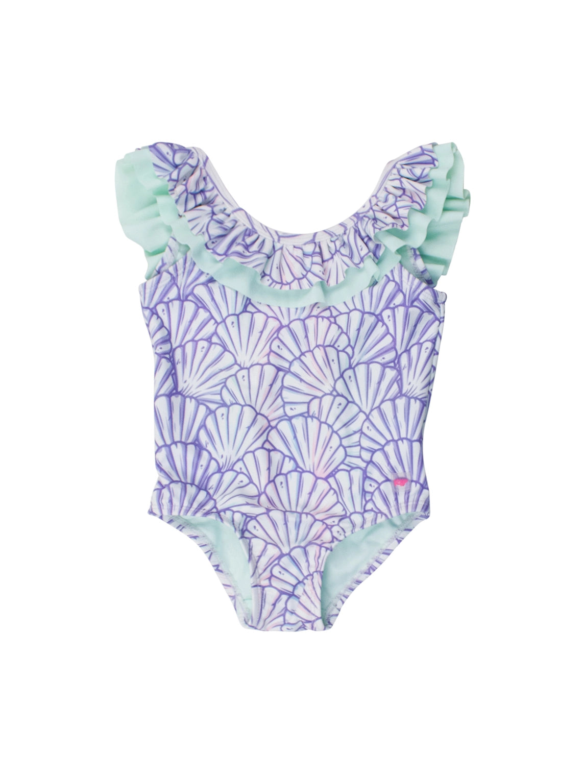 Magical Mermaid Scoopback Ruffle Swimsuit