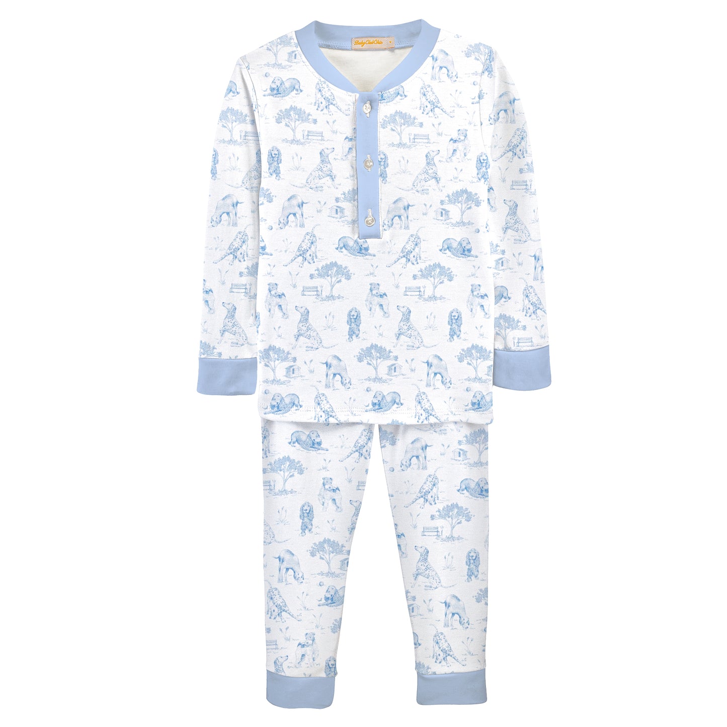 Barking Bliss Blue Pima - PJ Set