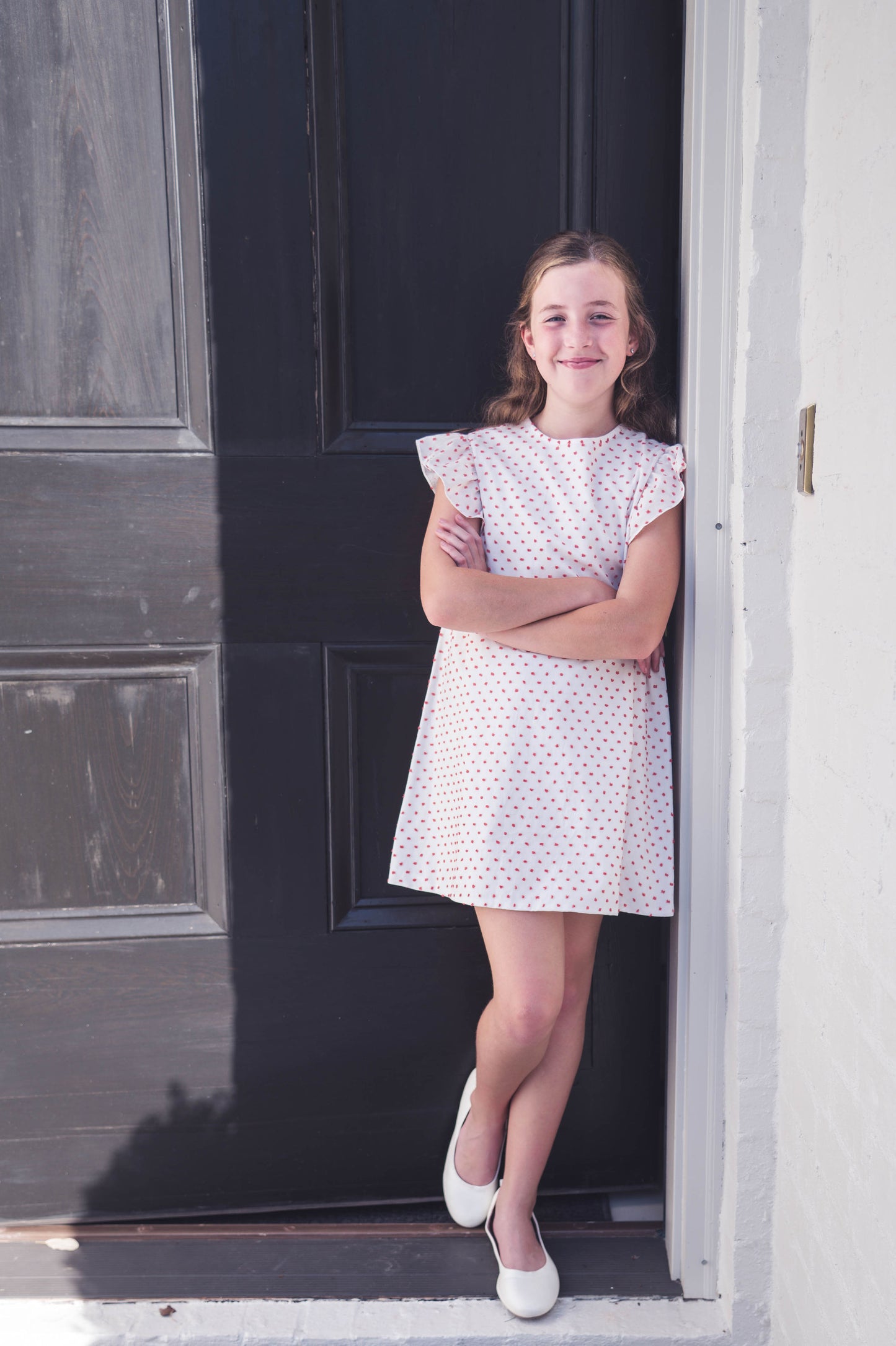 Savannah Dress - Scarlett Swiss Dot