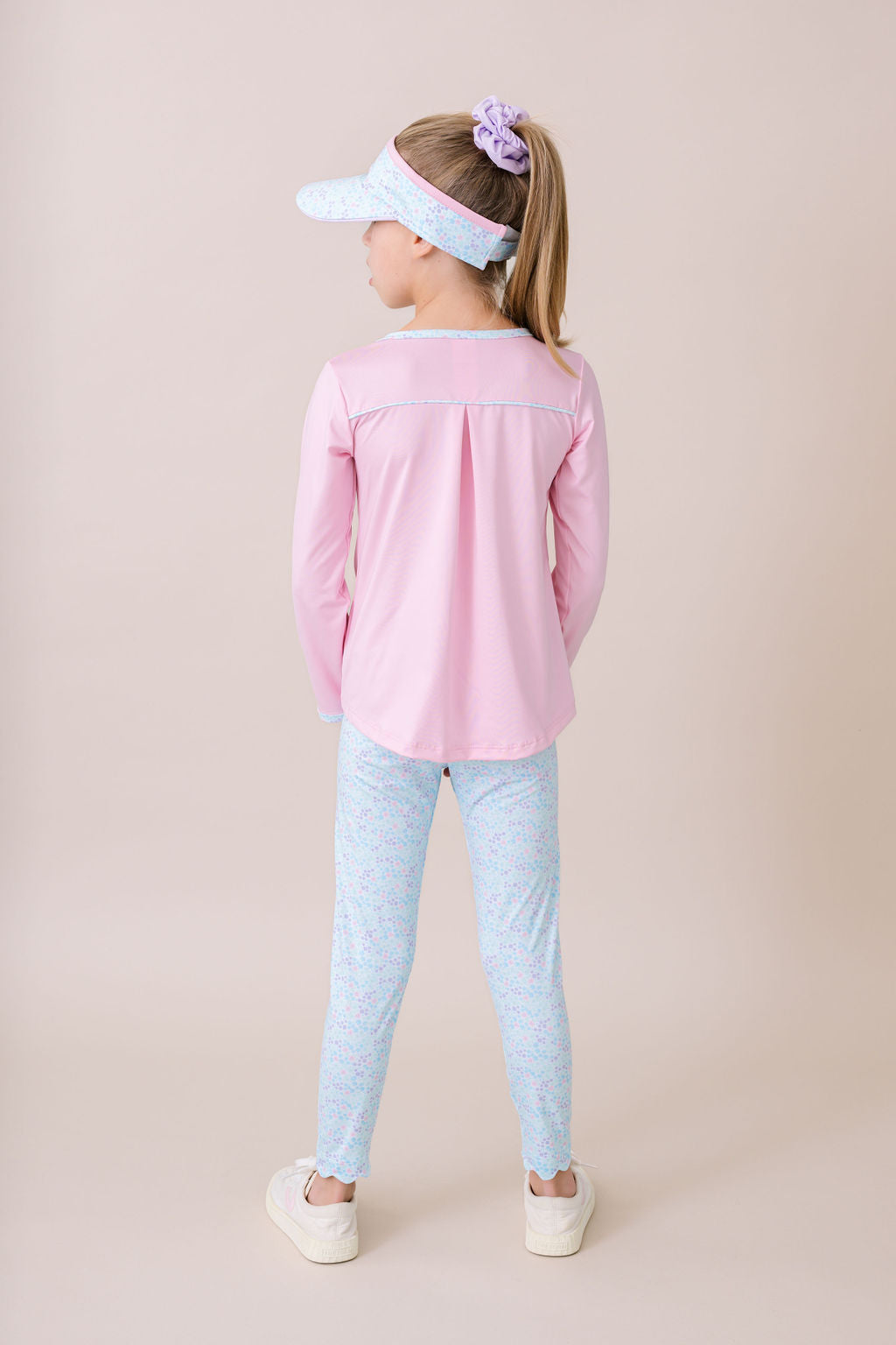 Sadie Scallop Legging - Frosted Floral