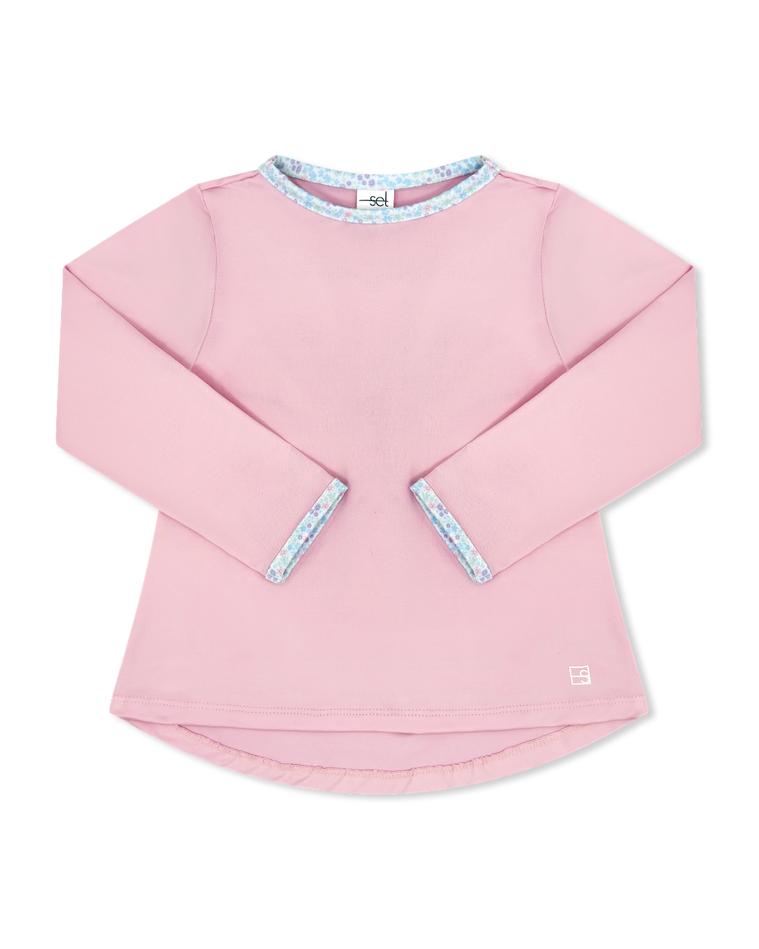 Taylor Top L/S - Cotton Candy Pink, Frosted Floral